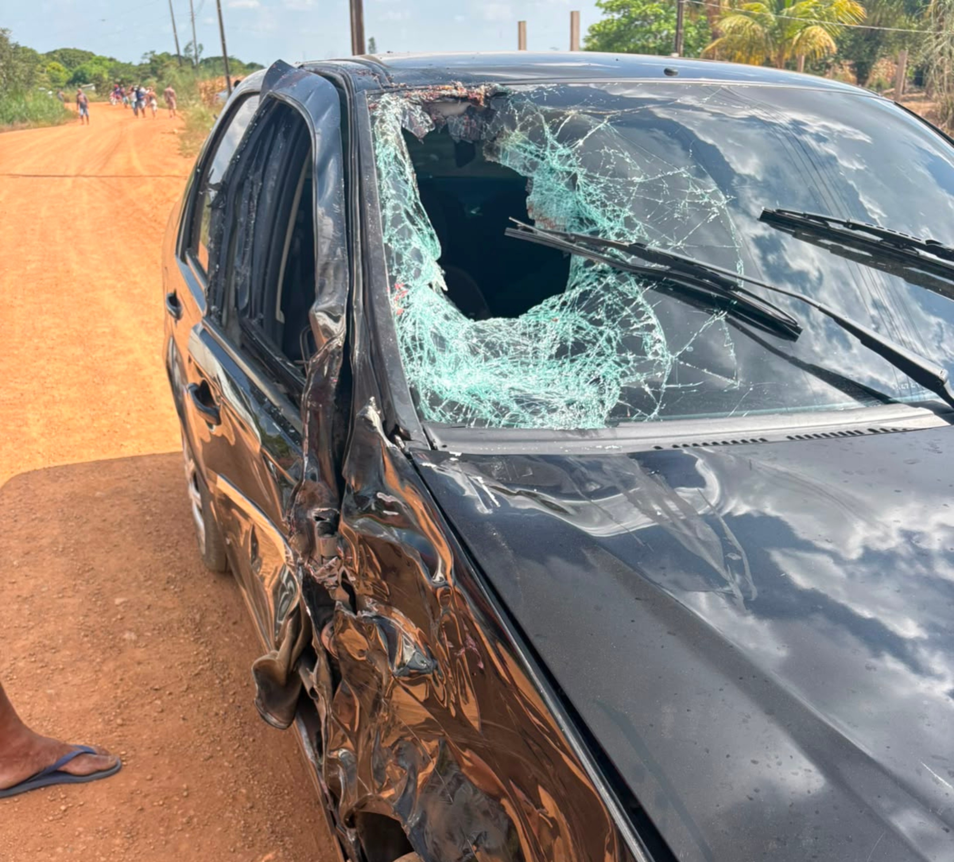 Homem tem braço decepado e morre em acidente entre moto e carro no PA Nova Amazônia
