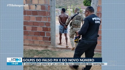 Cinco invetigados pelo golpe do falso PIX são presos no Tocantins