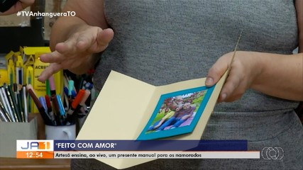 Artesã ensina como fazer um presente manual para o Dia dos Namorados