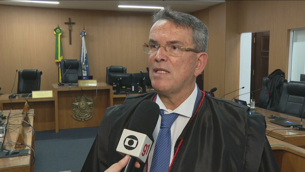O desembargador presidente do TRE, Claudio de Mello Tavares — Foto: Reprodução/TV Globo