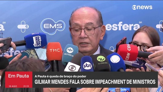 Gilmar Mendes: Impeachment de ministros do STF é 'equívoco compreensível' - Programa: GloboNews em Pauta 