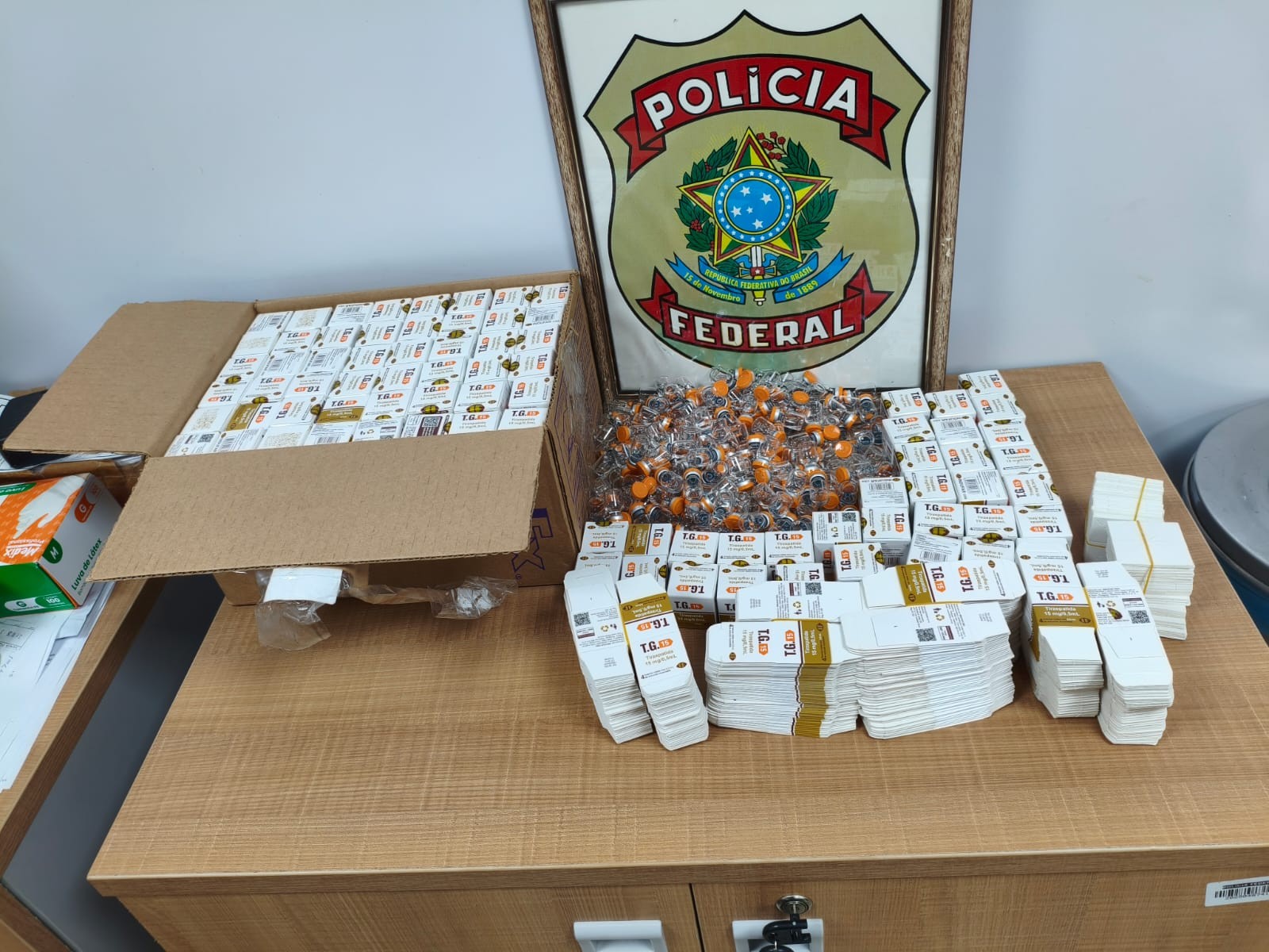 Atualização: PF apreende mais de mil ampolas de tirzepatida no Aeroporto de São Luís, no MA