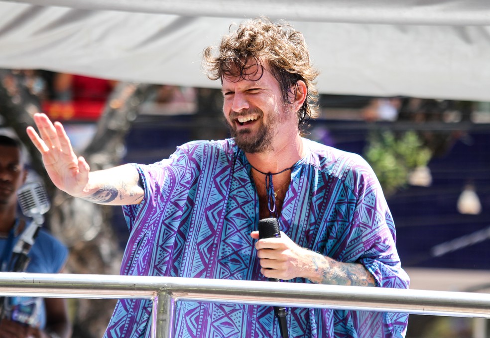 Saulo Fernandes — Foto: Tiago Caldas /Ag Haack