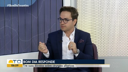 Especialista responde dúvidas sobre cirurgias plásticas no Bom Dia Responde