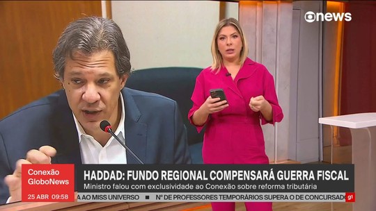 Haddad: Reforma Tributária substitui sistema cumulativo, opaco e injusto que penaliza os mais pobres - Programa: Conexão Globonews 