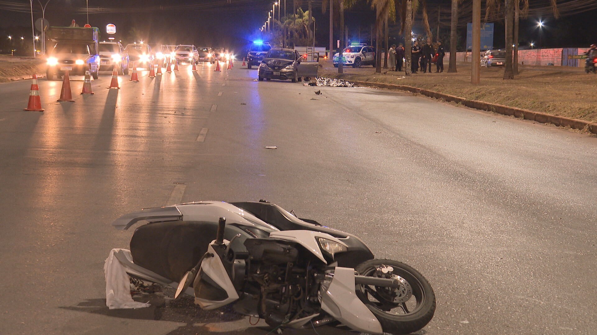 Motociclista de 50 anos morre em acidente na Asa Norte