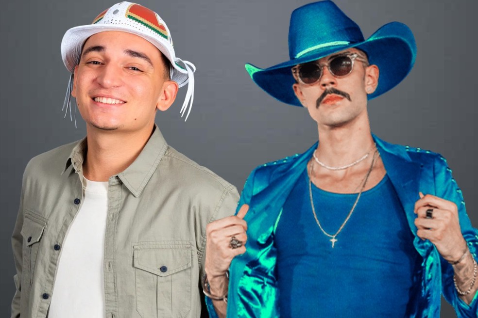 João Gomes e Luan Pereira vão se apresentar na Festa da Farinha em Anastácio — Foto: Divulgação