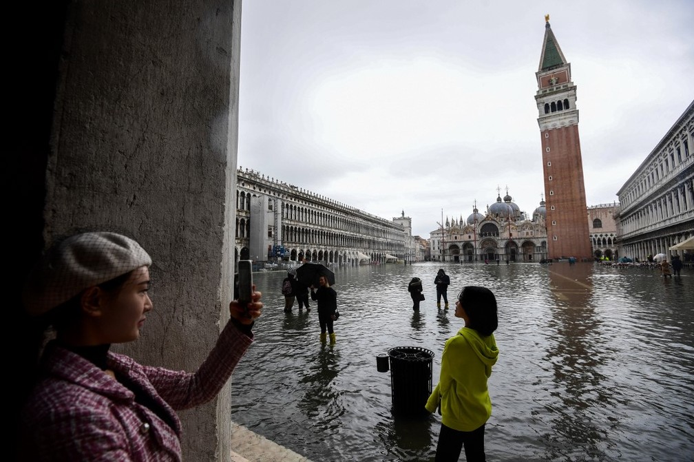 Veneza em estado de alerta por nova maré alta - Mundo - Jornal NH