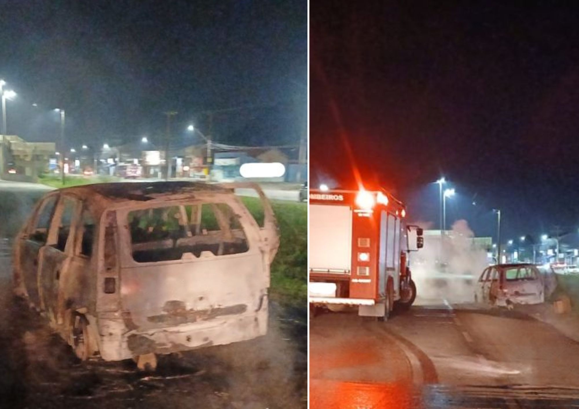Mulher sobrevive ao abastecer carro em posto e ver o veículo ser incendiado no litoral de SP