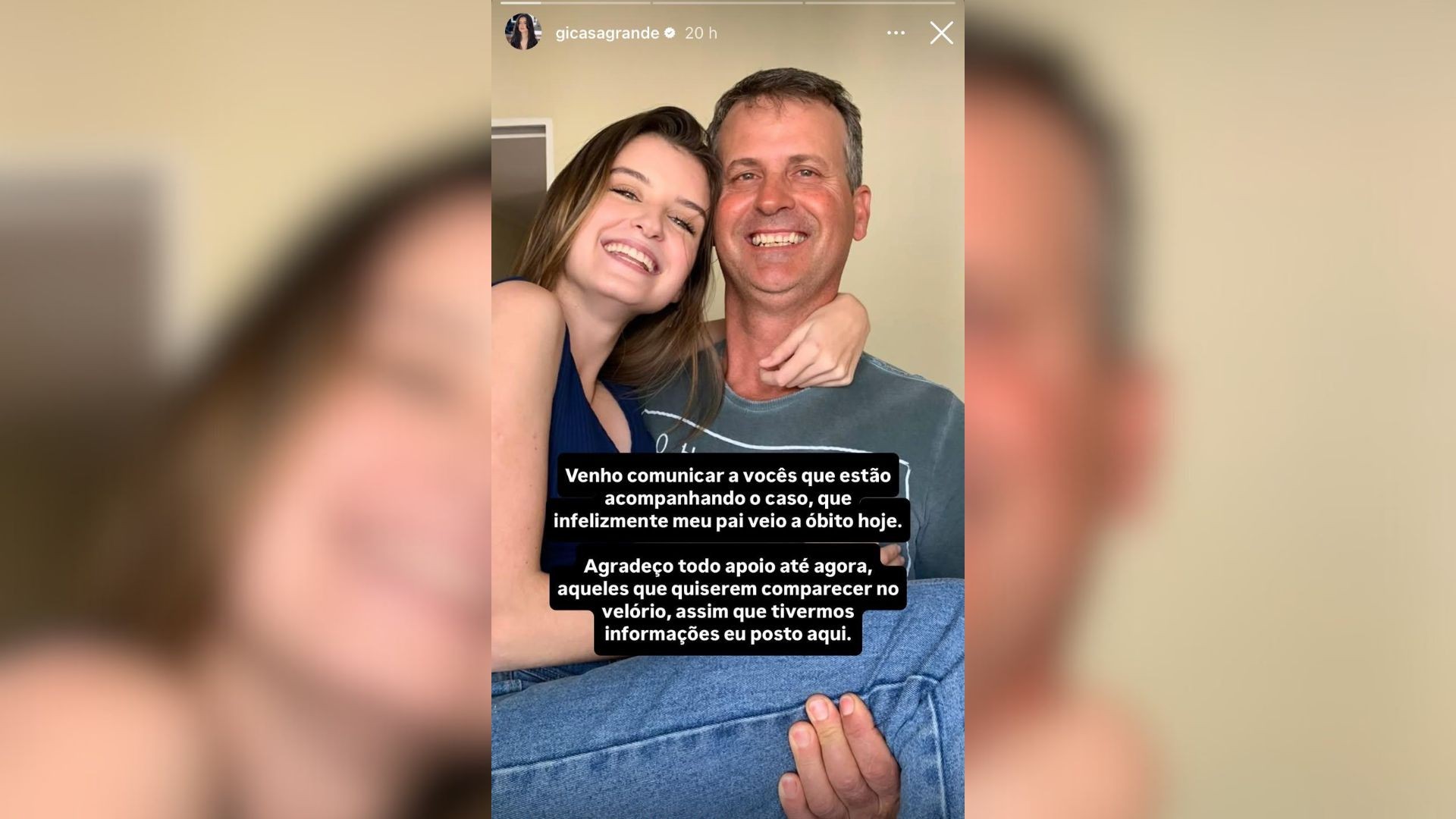 Pai de jovem que denunciou crime nas redes sociais será enterrado nesta segunda-feira em Marília