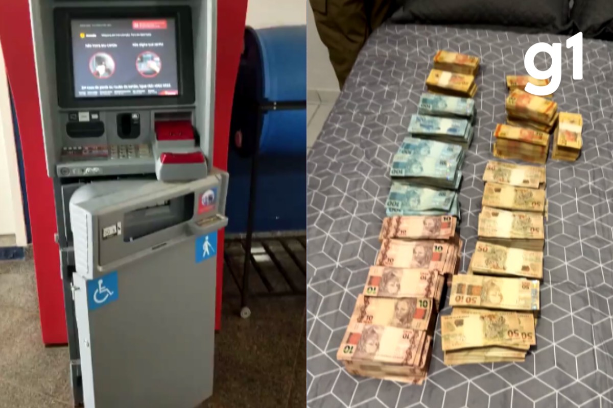 VÍDEO: veja como criminosos furtaram R$ 300 mil de caixa eletrônico em MT com ajuda do dono de empresa de segurança