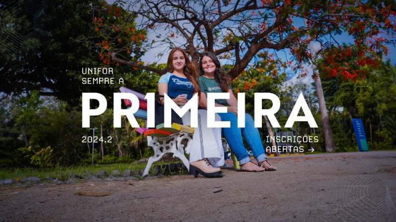 Inscrições abertas para o processo seletivo 2024.2