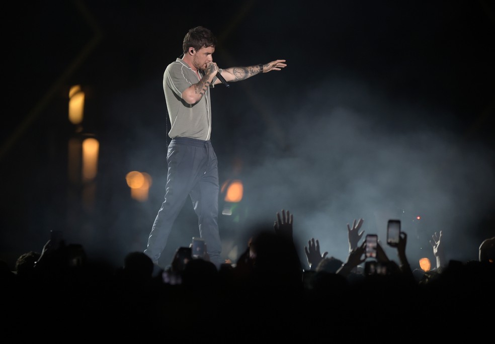 Liam Payne durante show na Arábia Saudita, em 2019. — Foto: Khalid Alhaj/Reuters