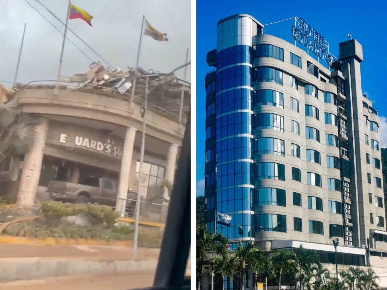 VÍDEO: Hotel desaba no litoral da Venezuela após terremotos
