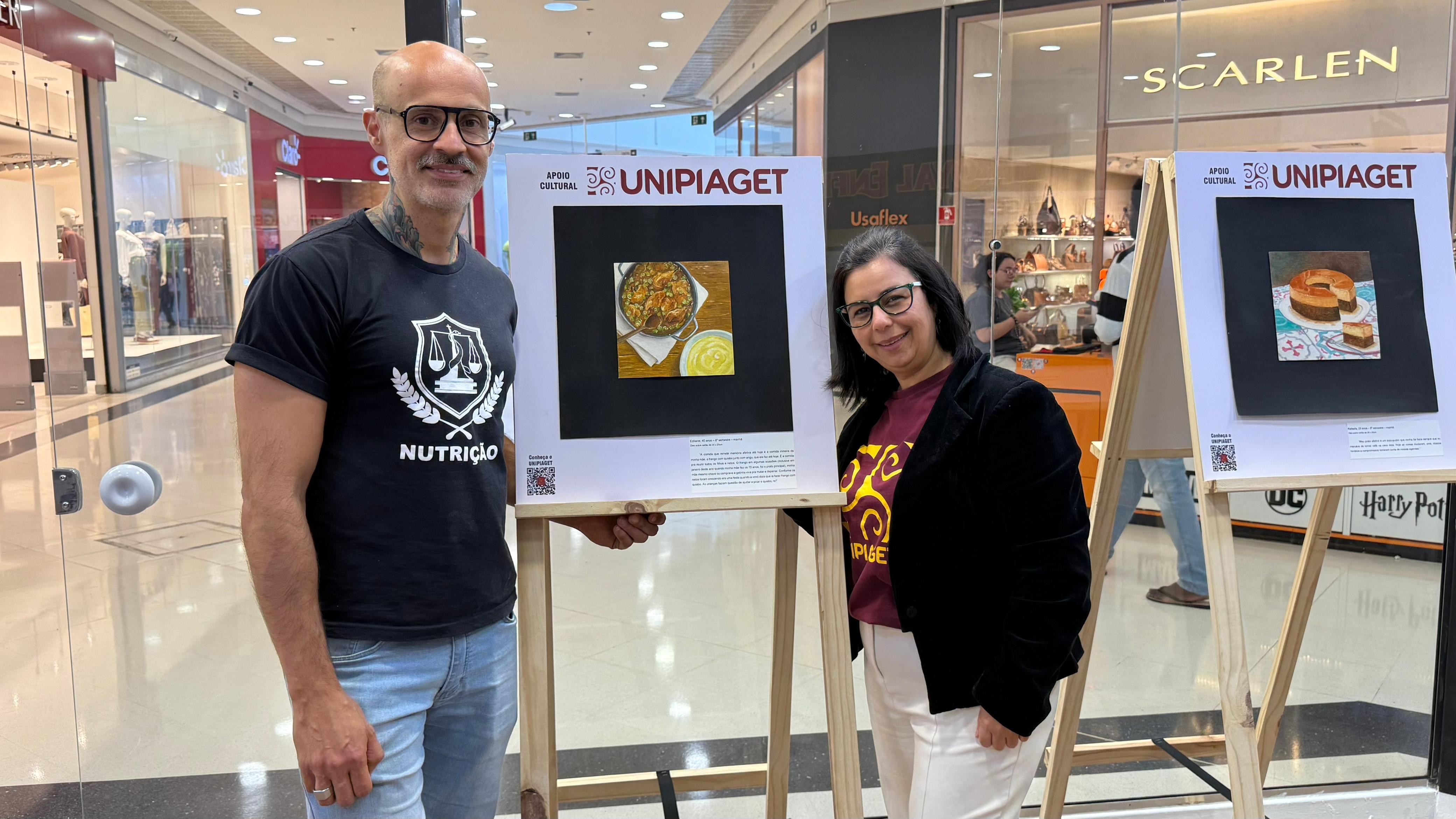 Exposição no Suzano Shopping une arte e nutrição em celebração ao Dia do Nutricionista