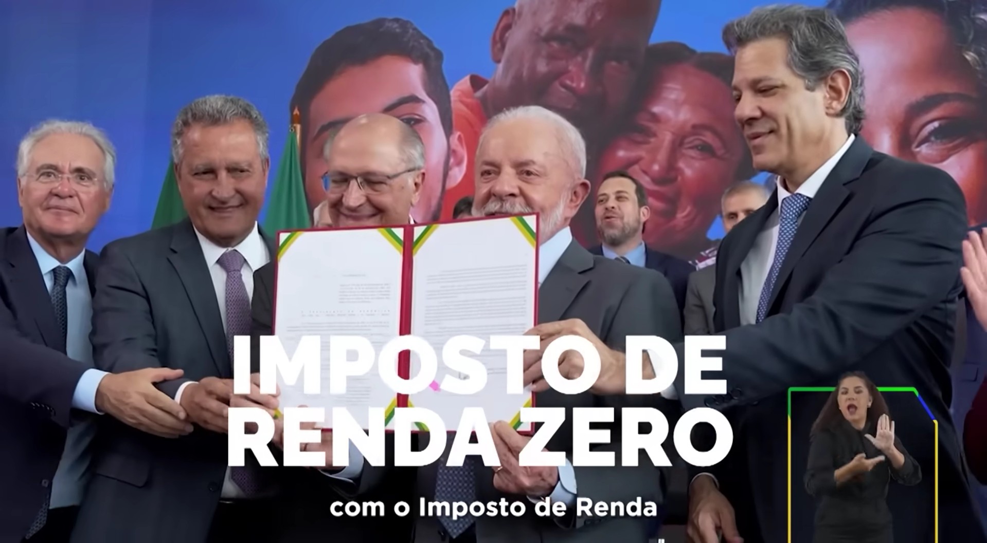 Governo Lula esconde Lira e mostra Renan no pronunciamento da TV