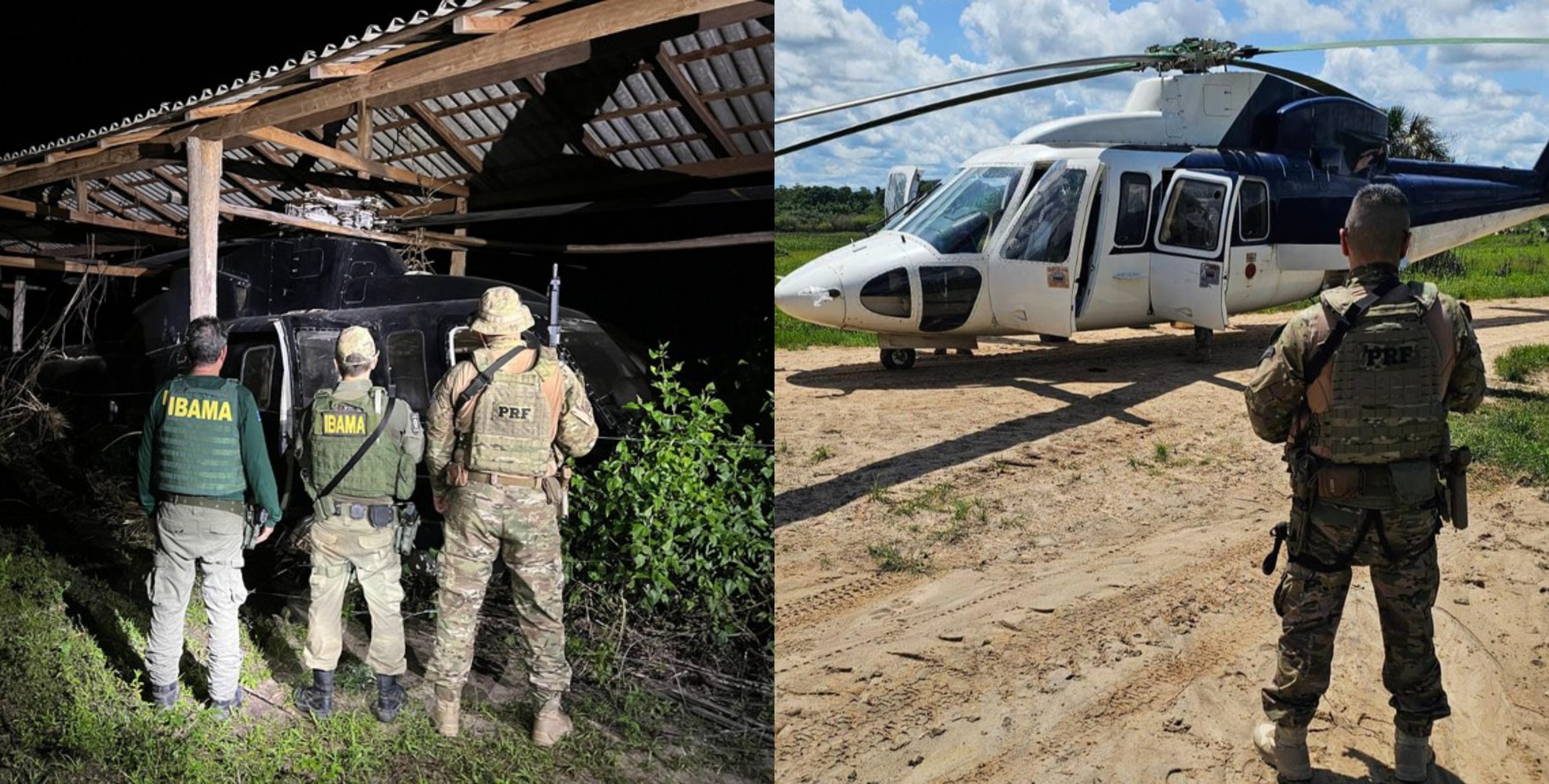 Operação destrói helicópteros usados por garimpeiros ilegais na Terra Yanomami