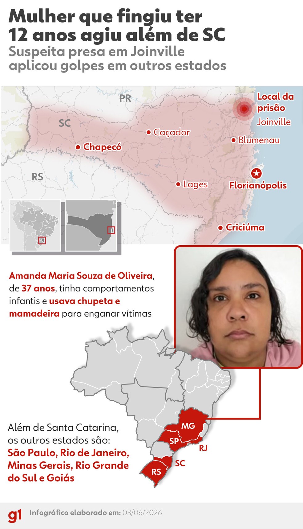 Infográfico - Falsa adolescente — Foto: Arte/g1