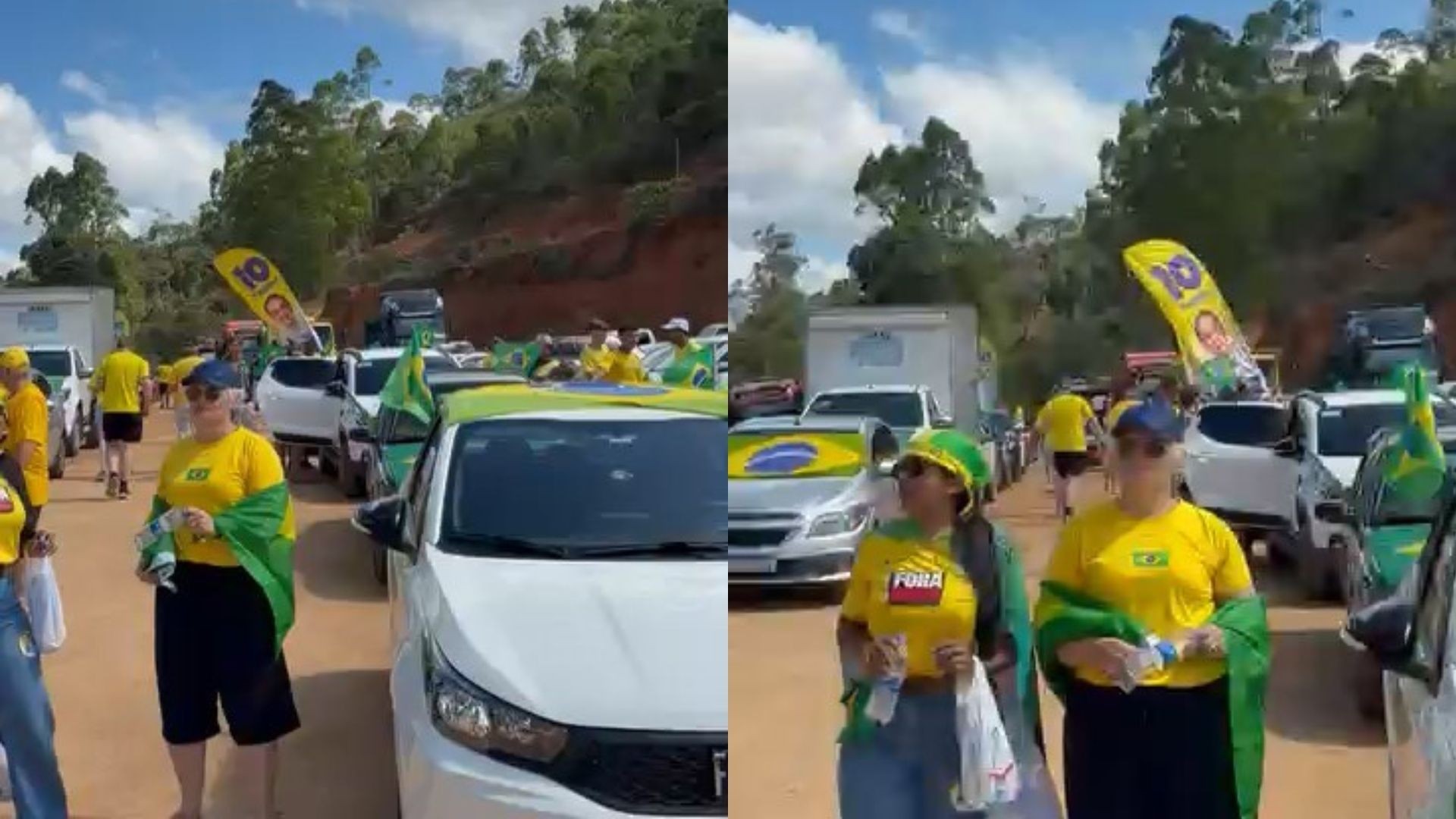 Apoiadores de Flávio Bolsonaro fazem carreatas no ES | G1