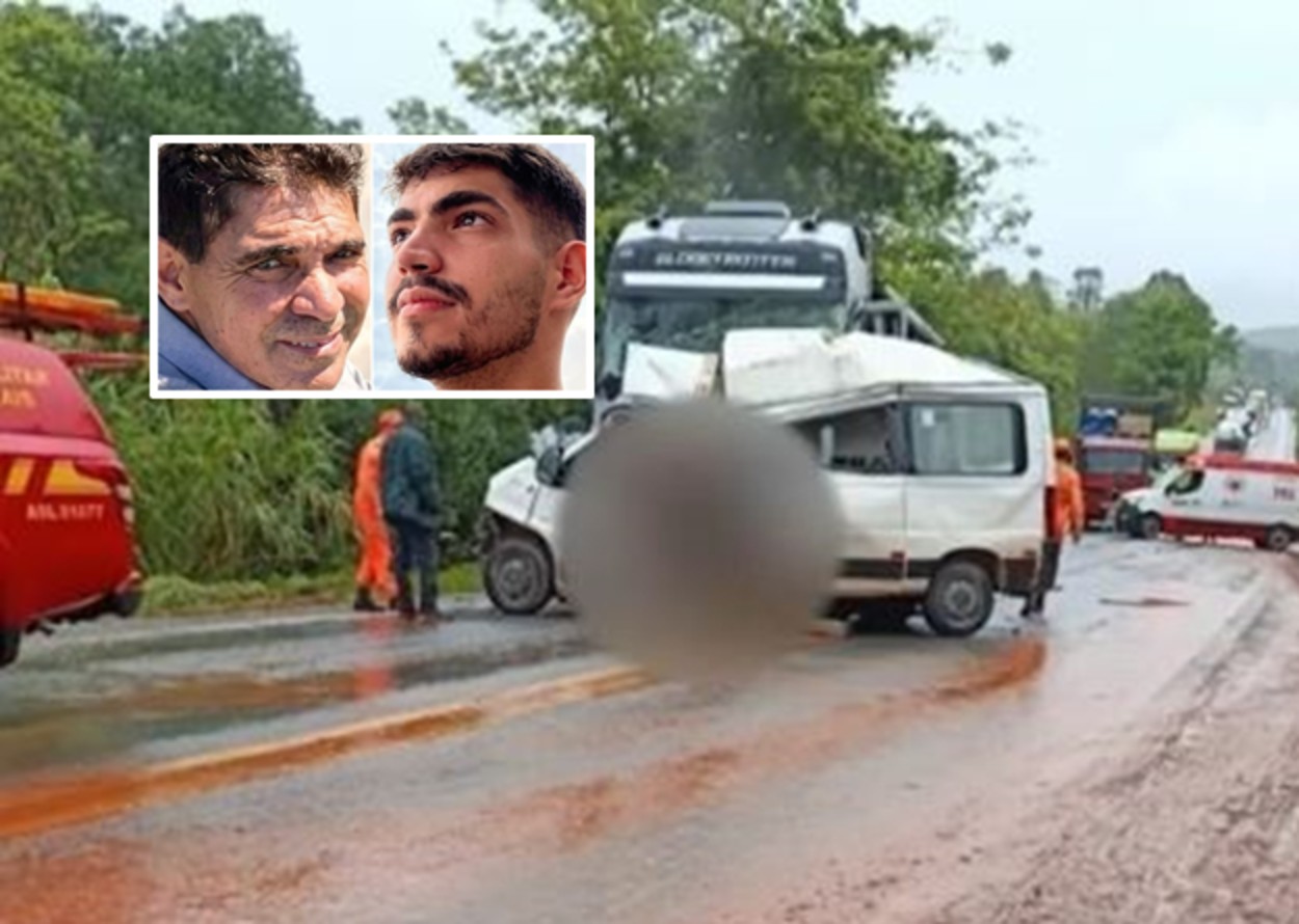 Pai e filho do interior de SP morrem em grave acidente em rodovia de MG