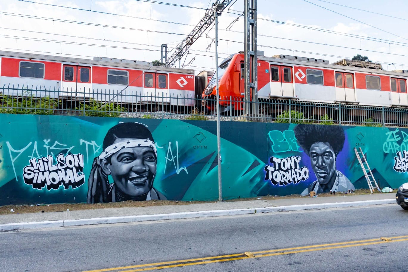 Gil, Dona Ivone Lara, Tony Tornado: ação de grafite em SP faz neste fim de semana painel em homenagem à cultura negra brasileira