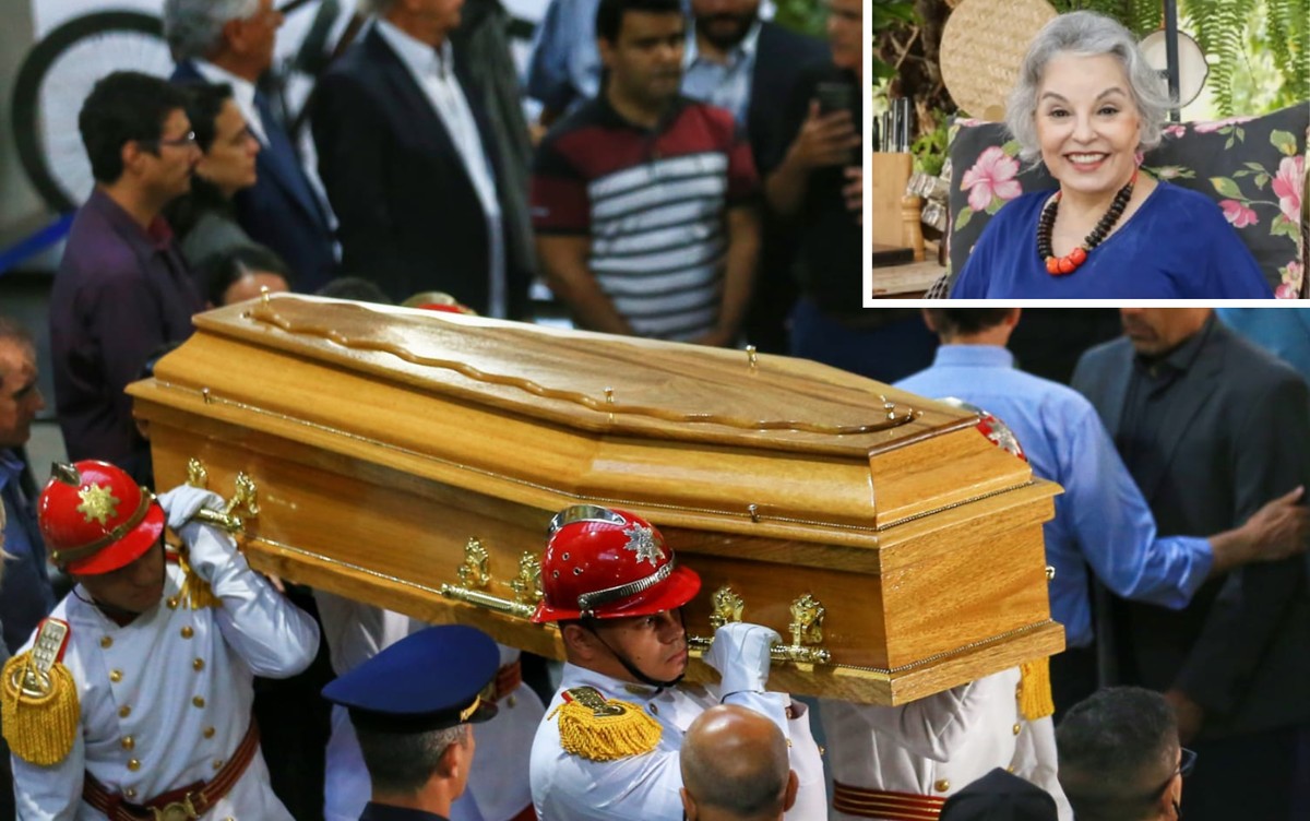Após cortejo por ruas de Goiânia, corpo de Dona Iris é enterrado ...