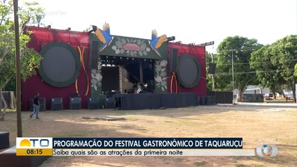 Confira as atrações do primeiro dia de Festival Gastronômico