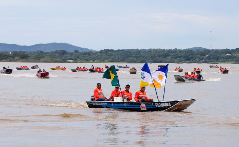 Expedição Ecológica Amigos do Rio Bananal navegou por quatro dias — Foto: Adilvan Nogueira/Governo do Tocantins