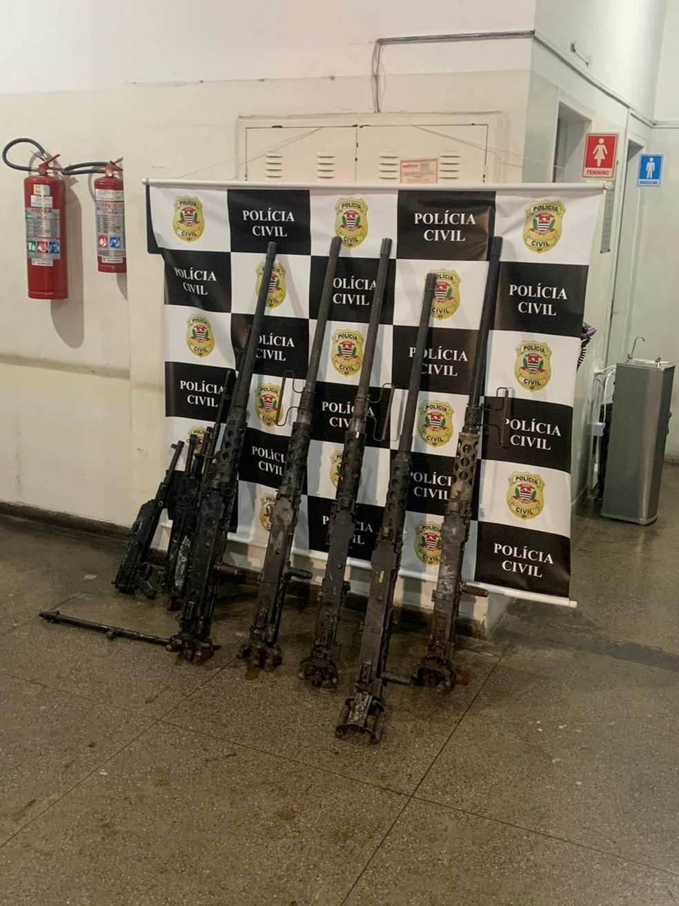 Armas furtadas do Exrcito foram recuperadas na Grande So Paulo  Foto: SSP-SP/Divulgao