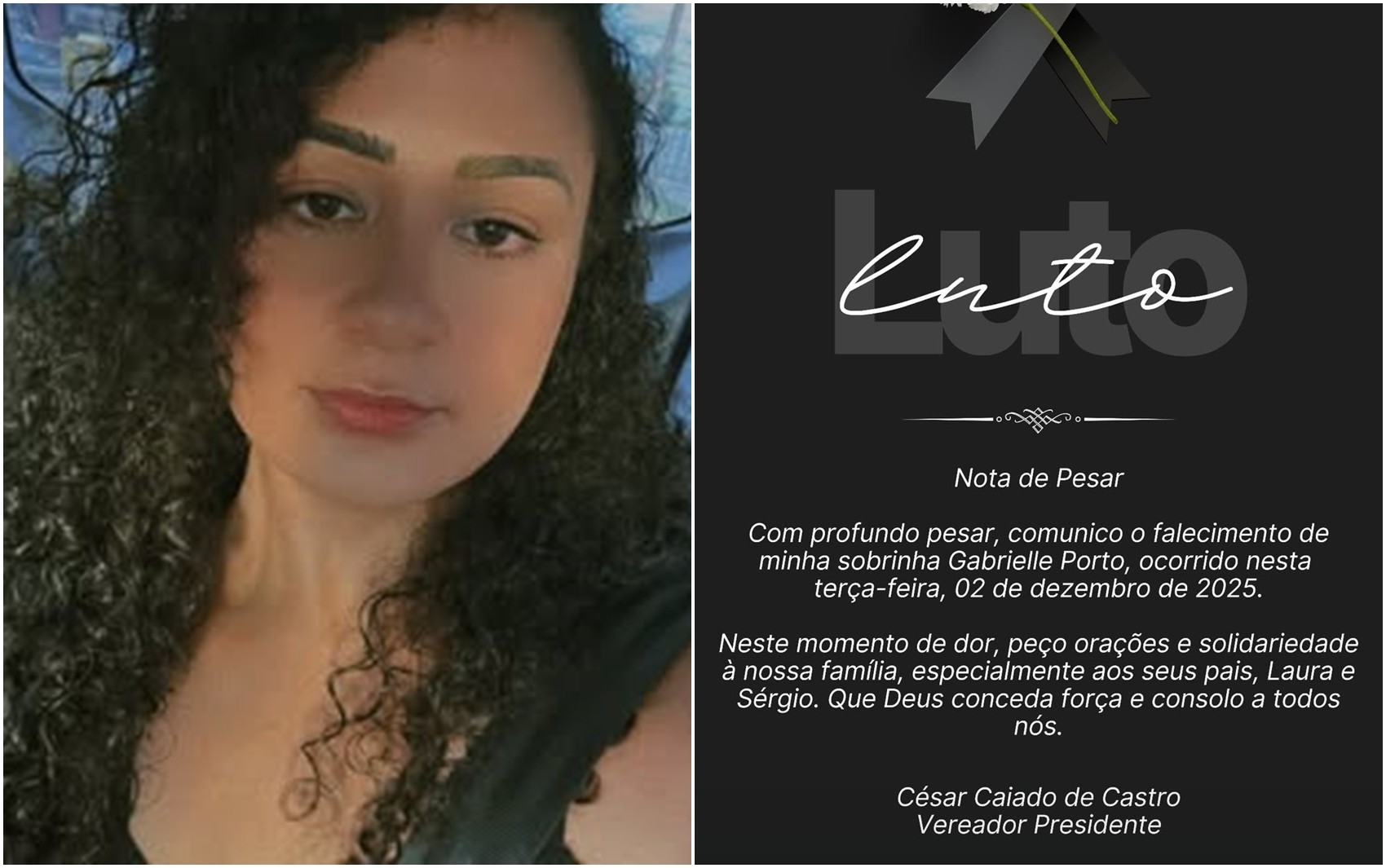 Filha de empresários morre após carro capotar na GO-070 e gera comoção em Cidade de Goiás 