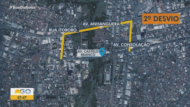 Avenida Castelo Branco  interditada para obras do complexo virio