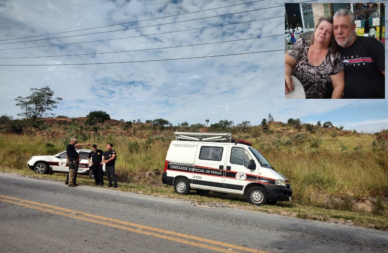 Polícia faz reconstituição de acidente com carro de luxo que matou casal em Votorantim