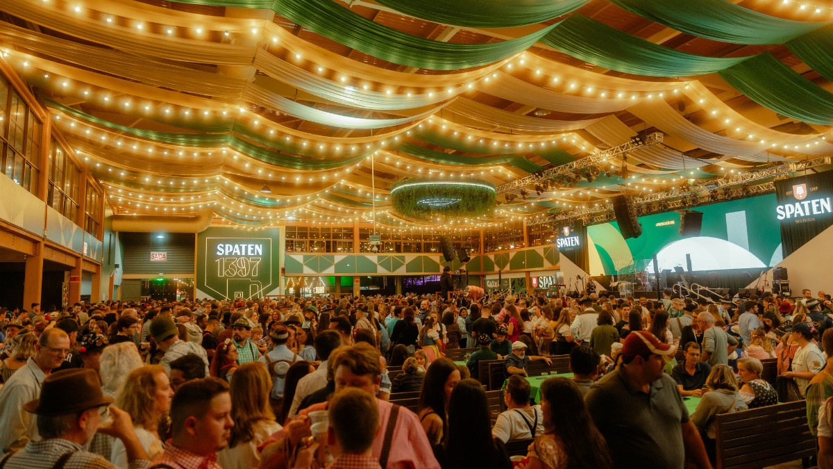 Spaten está presente desde a primeira edição da Oktoberfest na Alemanha ...