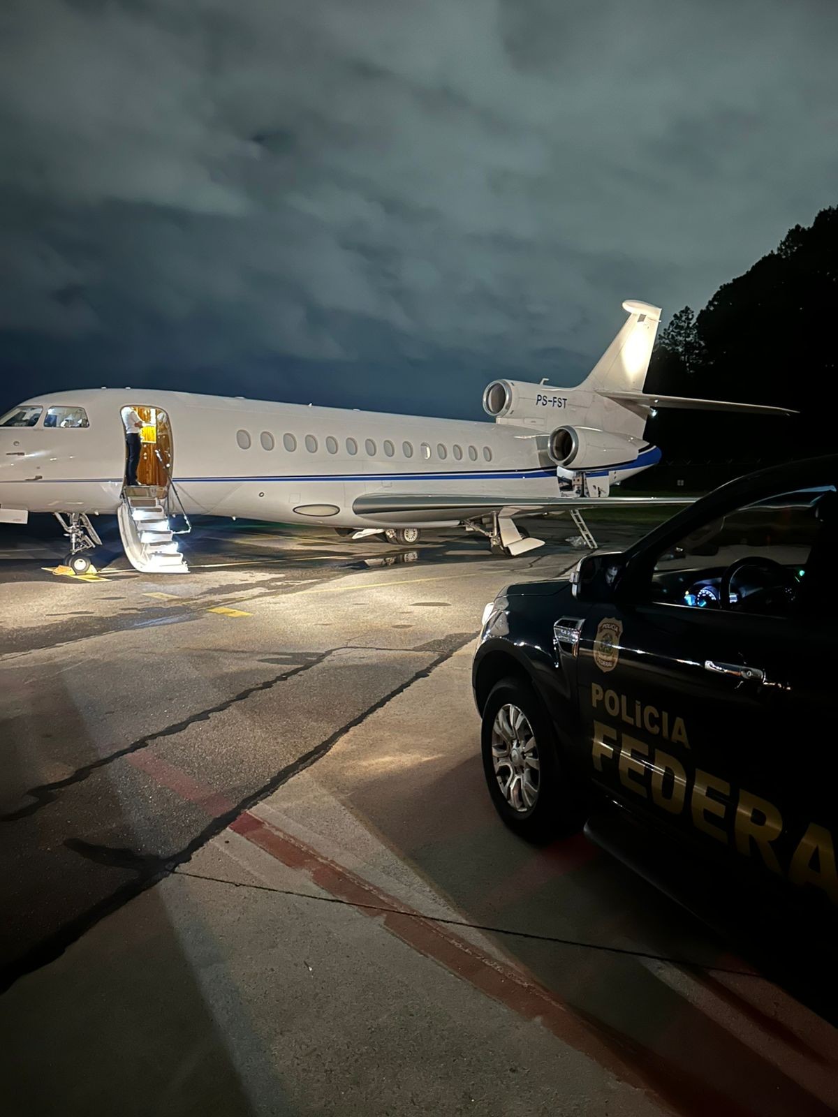 PF apreende aeronave de Daniel Vorcaro avaliada em R$ 200 milhões; VEJA FOTOS