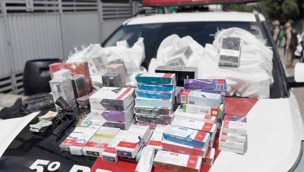 Operação da PM prende suspeitos de roubar canetas emagrecedoras em João Pessoa 