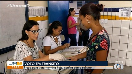 Eleitores podem solicitar voto em trânsito