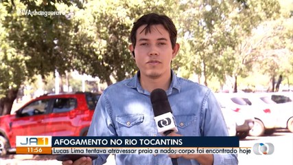 Corpo de jovem desaparecido é encontrado no Rio Tocantins