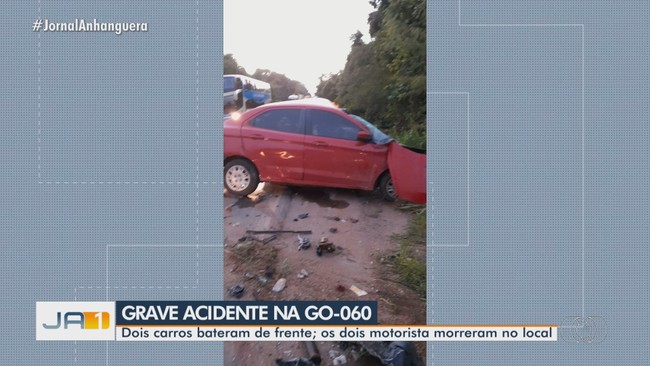Duas pessoas morrem ao sofrerem grave acidente na GO-060