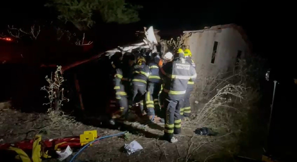 Motorista é resgatado com vida após capotamento no RN