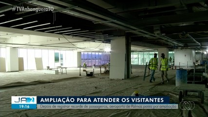 Após registrar recordes de passageiros, aeroporto de Palmas passa por ampliação