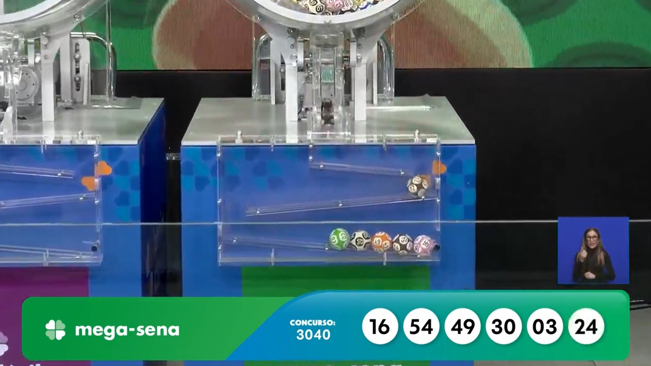 Mega-Sena, concurso 3040: confira os números sorteados