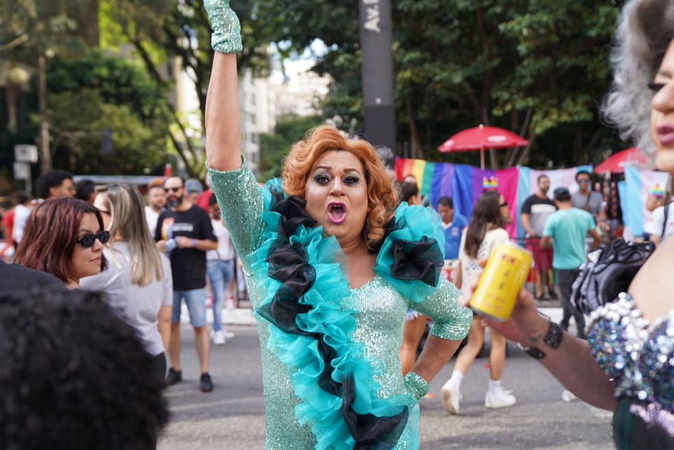 27ª Parada do Orgulho LGBT+ em São Paulo — Foto: Fábio Tito/g1