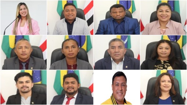 Tânia Mendes (vice-prefeita) e 11 vereadores de Turilândia são suspeitos de desvios de dinheiro público, segundo o MP-MA — Foto: Divulgação/Câmara de Turilândia