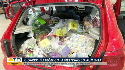 Contrabando de cigarro eletrônico cresce 60% em todo o Brasil