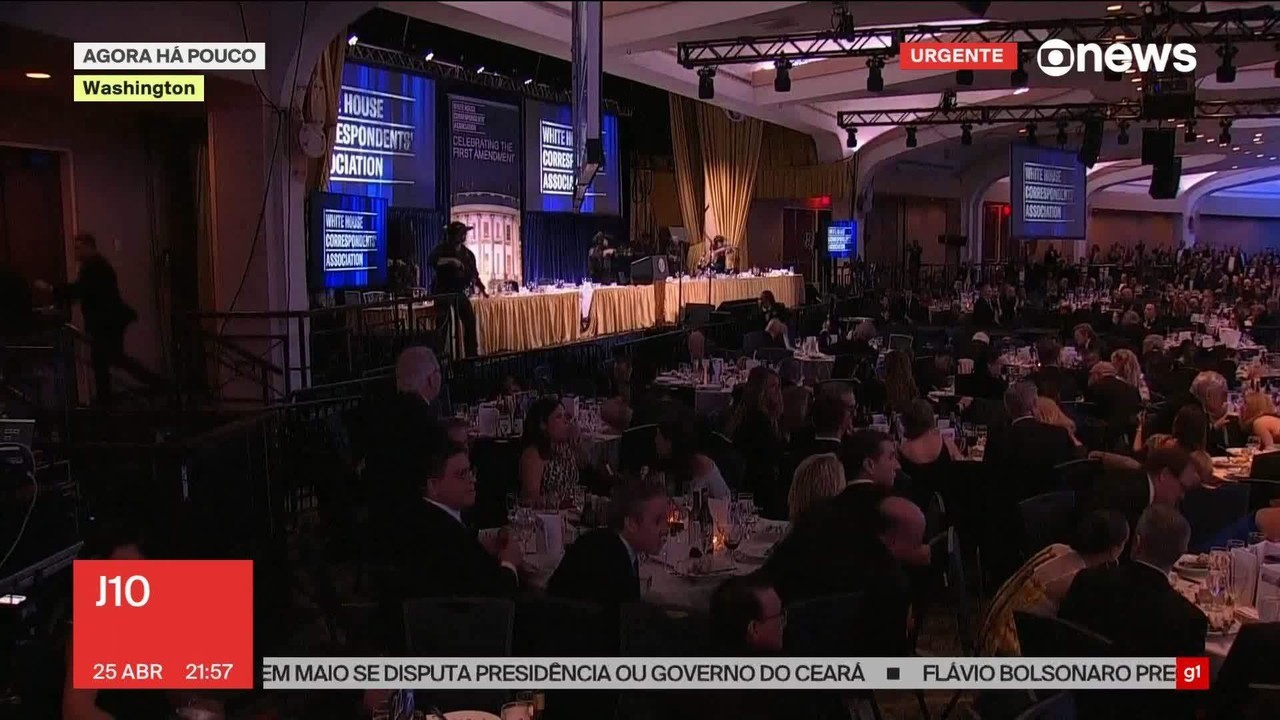 Jantar de correspondentes será retomado após incidente com atirador, diz presidente do evento 