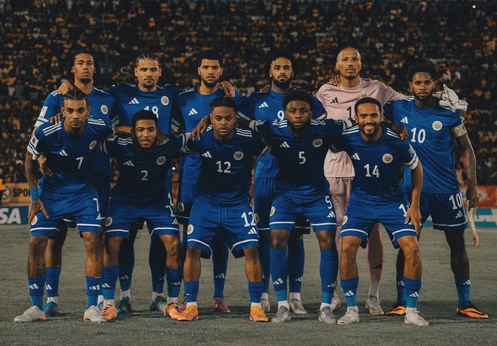Seleção de Curaçao — Foto: Reprodução