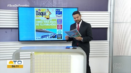 Obra na Ponte Siqueira Campos é destaque no Jornal Daqui