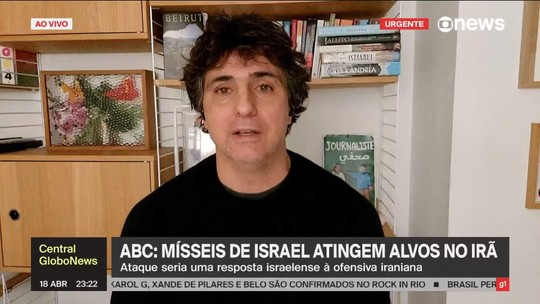 Guga Chacra fala em risco de conflito entre Israel e Irã - Programa: Central GloboNews 