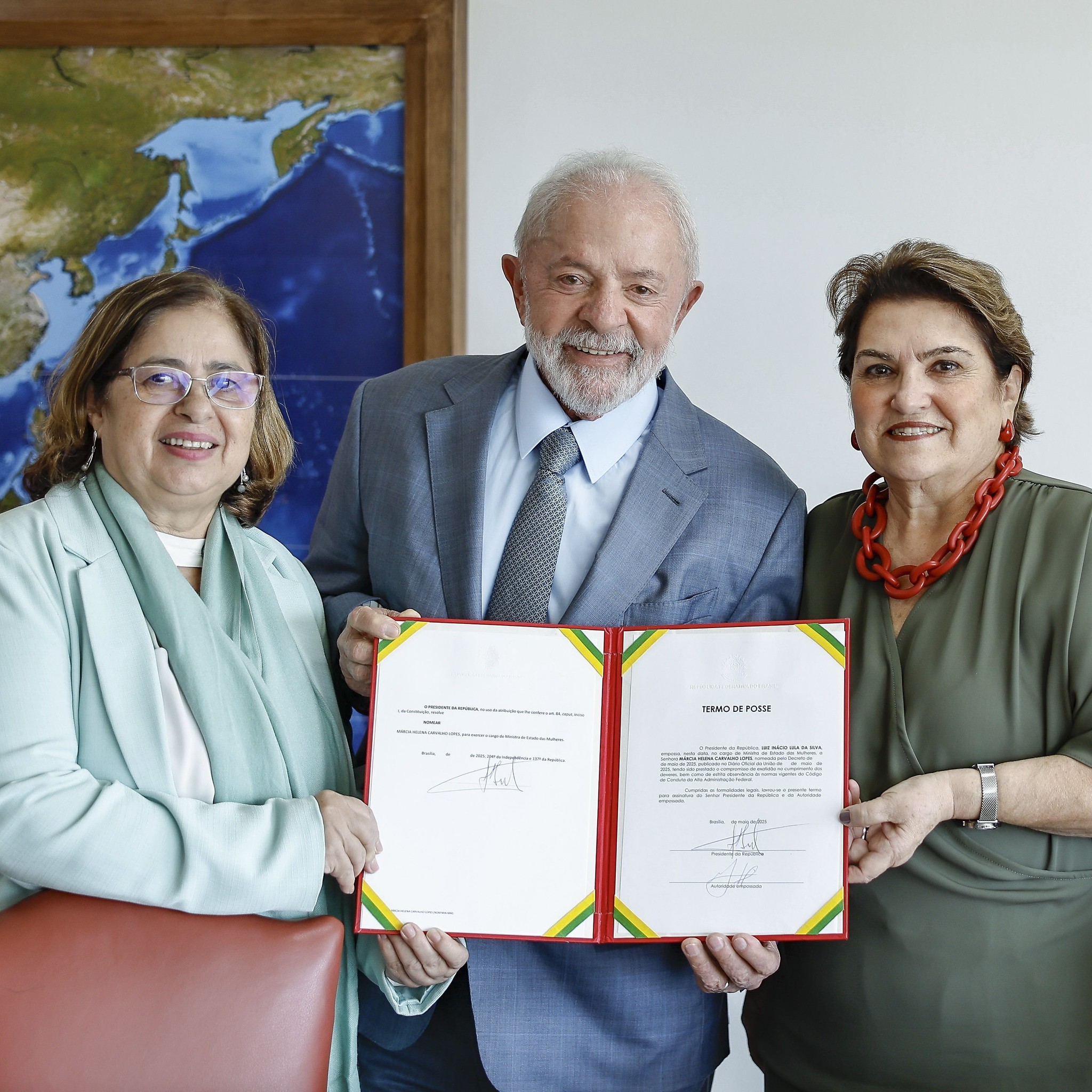 Lula nomeia e dá posse a Márcia Lopes como nova ministra das Mulheres