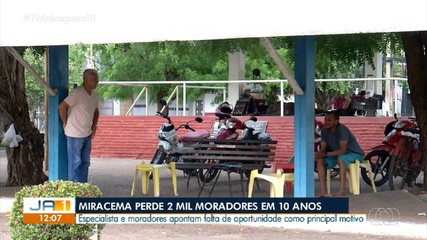 Miracema perdeu 2 mil moradores em 10 anos, aponta censo do IBGE